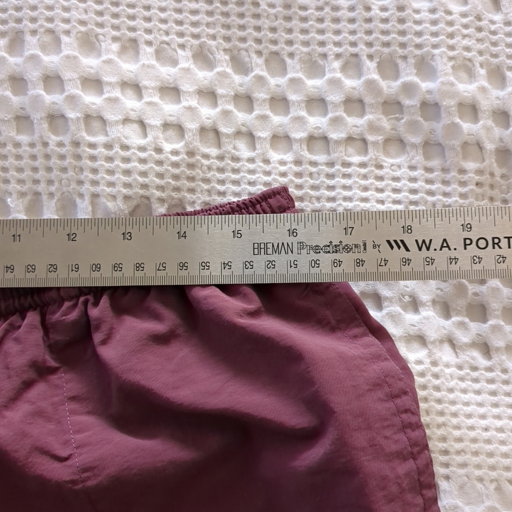 Patagonia Baggies Shorts Men's XL 6" Inseam 32" Waist Lined Maroon - Picture 6 of 8